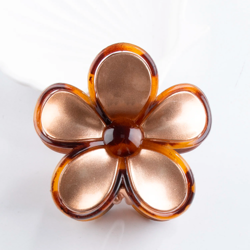 barrette flower minimal fleur accessoire cheveux pince tahiti fenua shopping