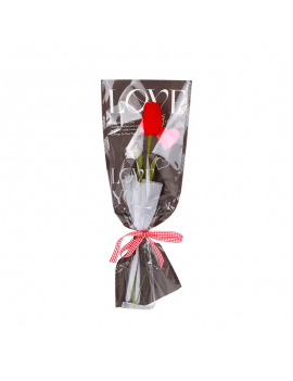 tige rose rouge led emballage cadeau à offrir pour son amoureux amoureuse fête saint valentin tahiti fenua shopping