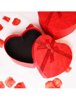 boite cadeau cœur offrir romantique rouge red forme de coeur heart fête saint valentin tahiti fenua shopping