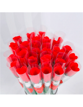 tige rose déclarer sa flamme à son amour fête saint valentin mignon éternel rouge glamour red ourson tahiti fenua shopping