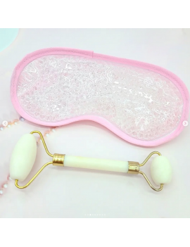 set roller + masque gel bien etre accessoire beauté skincare tahiti fenua shopping