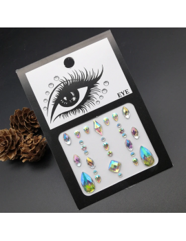 sticker bijoux yeux jewelry visage face accessoire beauté tahiti fenua shopping
