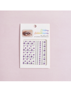 stickers bijoux ongles et visage face jewelry nails accessoire beauté tahiti fenua shopping