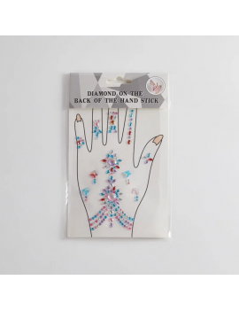 sticker bijoux main hand jewelry accessoire beaute strass paillettes tahiti fenua shopping