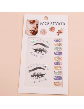 stickers bijoux yeux + straps ongles fake nails straps jewelry rainbow strass paillettes accessoire tahiti fenua shopping