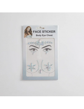 set stickers bijoux visage + corps strass paillettes face body accessoire beaute tahiti fenua shopping