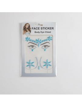 set stickers bijoux visage + corps strass paillettes face body accessoire beaute tahiti fenua shopping