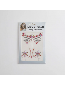 set stickers bijoux visage + corps strass paillettes face body accessoire beaute tahiti fenua shopping