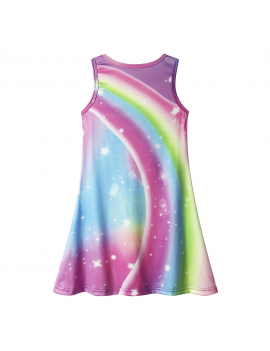 robe rainbow unicorn licorne dress color girl enfant kids vetement habillement tahiti fenua shopping
