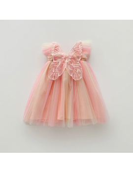 robe ailes papillon tulle butterfly dress girl enfant kids habillement vetement tahiti fenua shopping