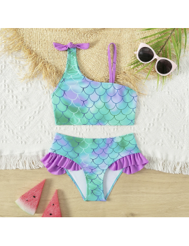 maillot 2 pièces mermaid sirene swimwear plage kids beach enfant tahiti fenua shopping