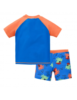 maillot top + short octopus boy garcon swimwear pieuvre poulpe pirate tahiti fenua shopping