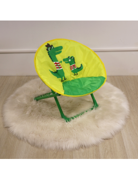 chaise pliable kids enfant chair fun deco ours chien dino flamant tahiti fenua shopping