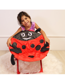 chaise pliable kids enfant chair fun deco ours chien dino flamant tahiti fenua shopping
