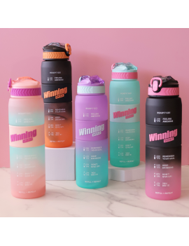 gourde sport rubber 1L PVC bouteille hydratation eau boisson vaisselle color tahiti fenua shopping