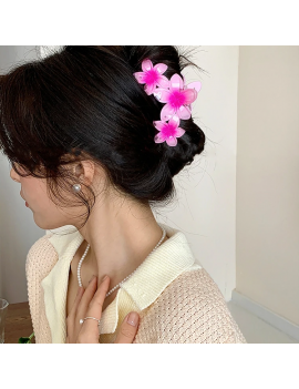 pince cheveux hibiscus color gradient flower fleur tropical accessoire tahiti fenua shopping