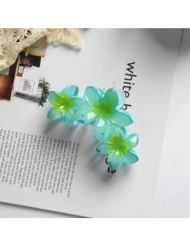 pince cheveux hibiscus color gradient flower fleur tropical accessoire tahiti fenua shopping