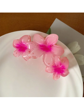 pince cheveux hibiscus color gradient flower fleur tropical accessoire tahiti fenua shopping