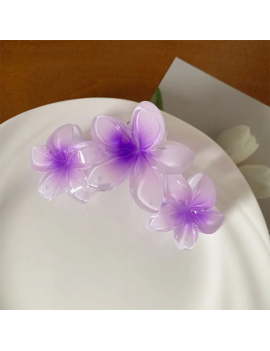 pince cheveux hibiscus color gradient flower fleur tropical accessoire tahiti fenua shopping