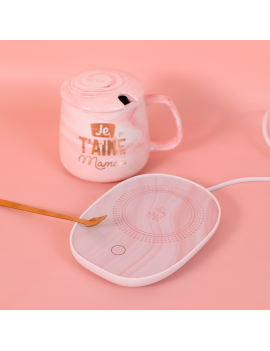 tasse chauffante je t'aime maman fete des meres mother day vaisselle boisson tahiti fenua shopping