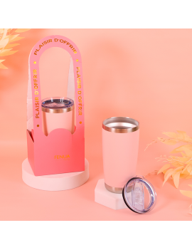 tumbler rose packaging boite cadeau fete des meres idee mom day mother tahiti fenua shopping