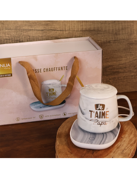 tasse chauffante je t'aime papa dad daddy mug boisson drink tahiti fenua shopping