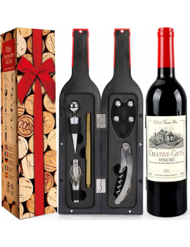 set accessoires vin cadeau papa occasion kit complet wine vaisselle drink boisson tahiti fenua shopping