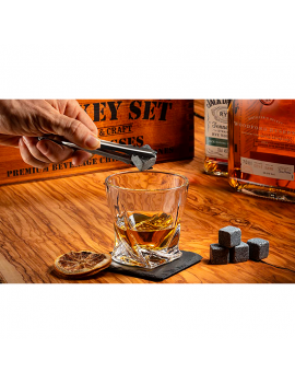 coffret whisky alcool coffre boisson drink set pack verre glass tahiti fenua shopping