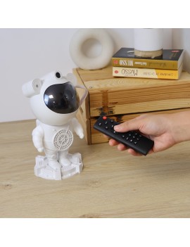 lampe projecteur spationaute projecteur lumière ambiance galaxie effet lumineux musique tahiti fenua shopping