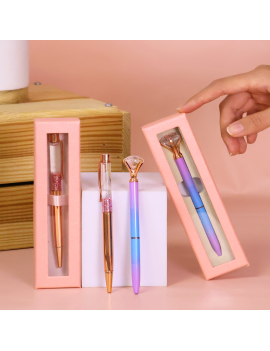 coffret stylo diamond encre noire école maitresse élève jolie brillant écriture tahiti fenua shopping