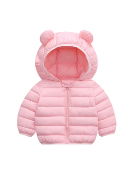 manteau pour enfant tient au chaud doudoune kids fun dino licorne capuche rose bleu tahiti fenua shopping