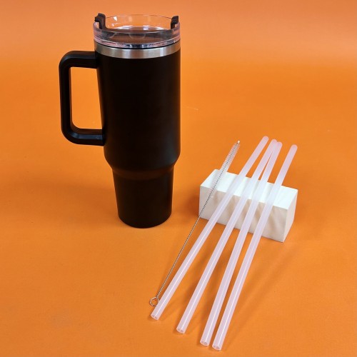 Kit 4 pailles pvc + brosse