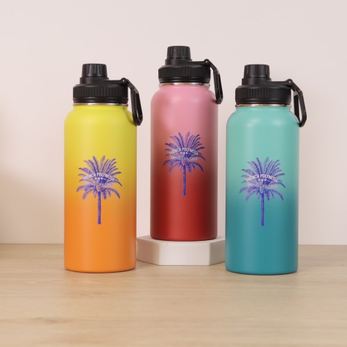 gourde gradient french polynesia isotherme Acier inoxydable 1L hydratation tahiti froid chaud 24h 12h tahiti fenua shopping