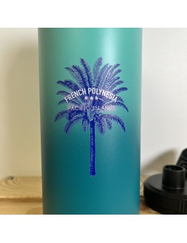 gourde gradient french polynesia isotherme Acier inoxydable 1L hydratation tahiti froid chaud 24h 12h tahiti fenua shopping