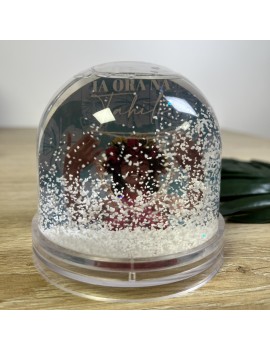 boule à neige tahiti vahine couronne de fleur noel fenua shopping