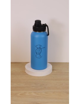gourde gradient 1L turtle acier inoxydable isotherme garde le froid 24h chaud 12h tortue tahiti fenua shopping