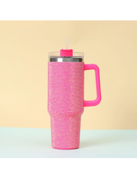 tumbler strass 1200ml acier inoxydable garde le froid 24h et le chaud 12h tahiti fenua shopping