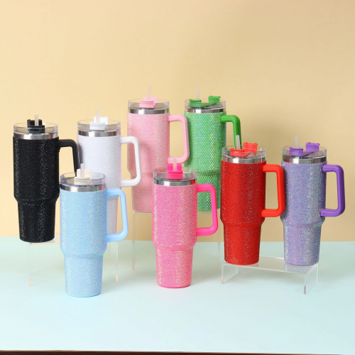 tumbler strass 1200ml acier inoxydable garde le froid 24h et le chaud 12h tahiti fenua shopping
