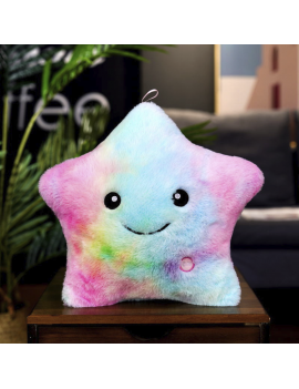 coussin etoile light rainbow arc en ciel lumineux tahiti fenua shopping