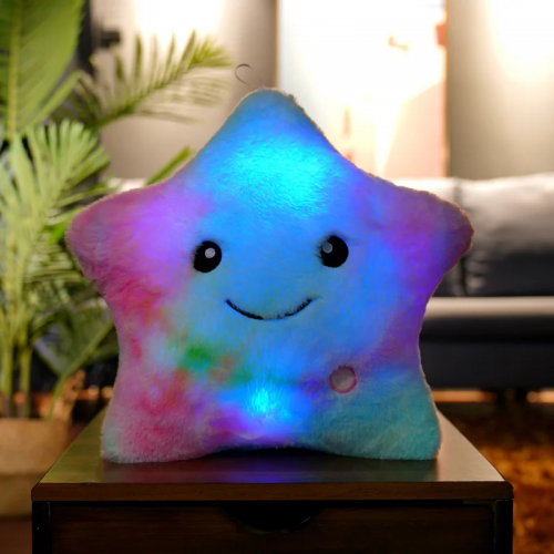 coussin etoile light rainbow arc en ciel lumineux tahiti fenua shopping