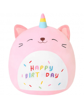 coussin kawaii birthday rose marron happy anniversaire enfant kids joyeux tahiti fenua shopping