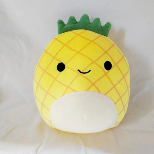 coussin kawaii painapo ananas peluche mignon chambre lit déco enfant kids tahiti fenua shopping