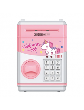tirelire coffre fort ludique argent économie enfant kids rose bleu dino billet sous tahiti cadeau fenua shopping