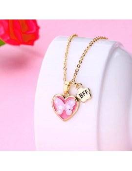 collier butterfly rainbow BFF best friend amie union fille kids tahiti fenua shopping
