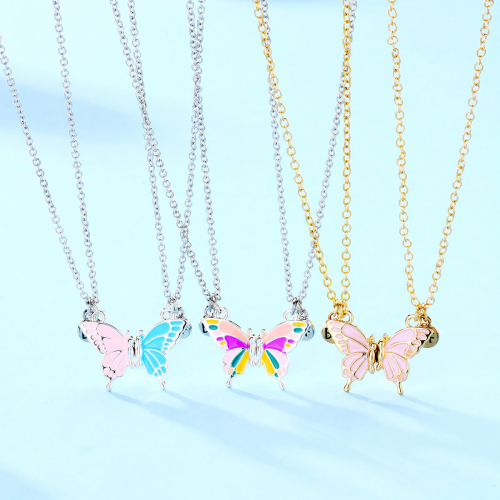 collier butterfly rainbow BFF best friend amie union fille kids tahiti fenua shopping