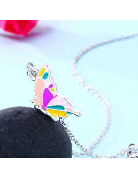 collier butterfly rainbow BFF best friend amie union fille kids tahiti fenua shopping