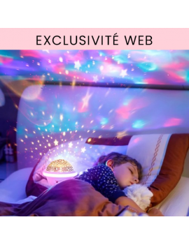 lampe projecteur projection color lumiere light galaxie étoile coloré kids enfant tahiti fenua shopping
