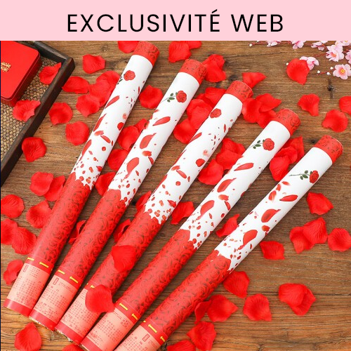 popper pétales roses rouges love amour saint valentin fête party surprise tahiti fenua shopping