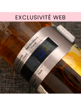 thermomètre digital vin bouteille boisson bracelet tahiti fenua shopping