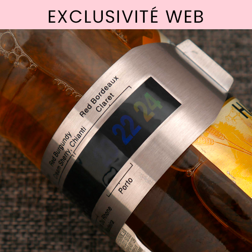 thermomètre digital vin bouteille boisson bracelet tahiti fenua shopping